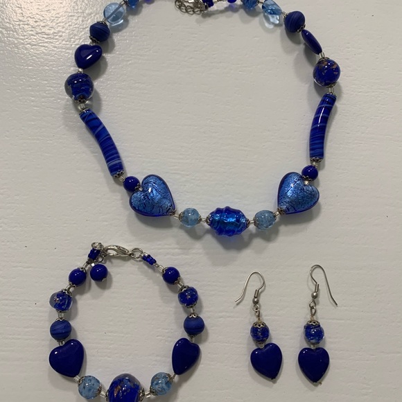 Venetian glass jewelry sets - Picture 1 of 4